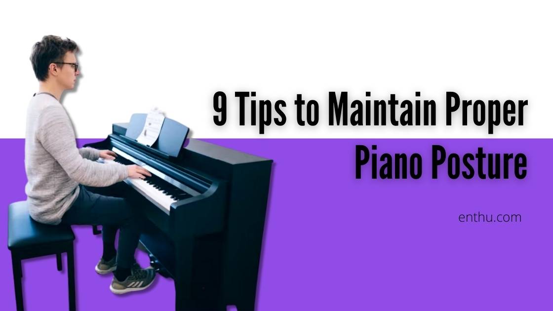 proper piano posture