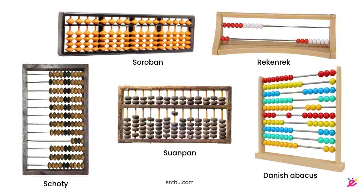 different types of abacus