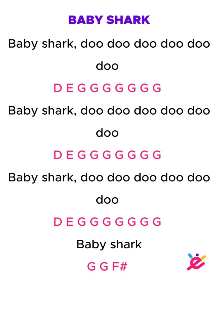 piano songs for kids - baby shark