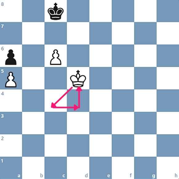Triangulation - chess endgame theory