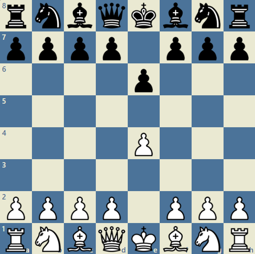 e6 - black opening against e4