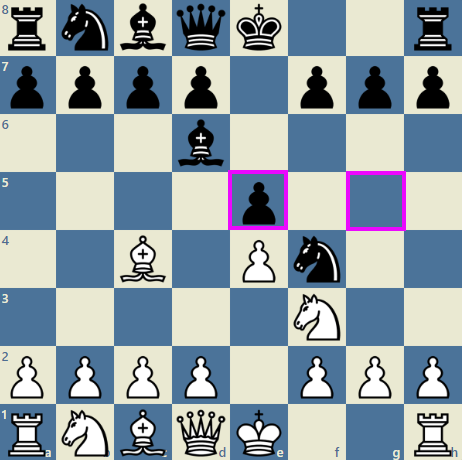 how knight moves in chess - it can jump over other pieces