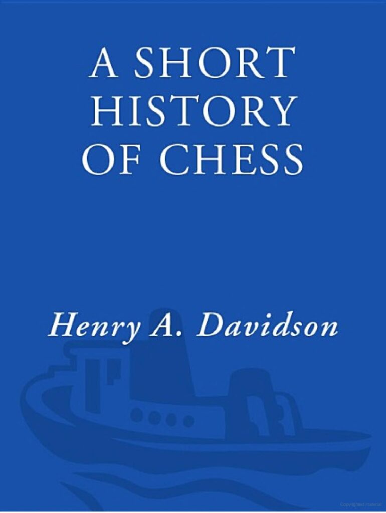 a short history of chess book