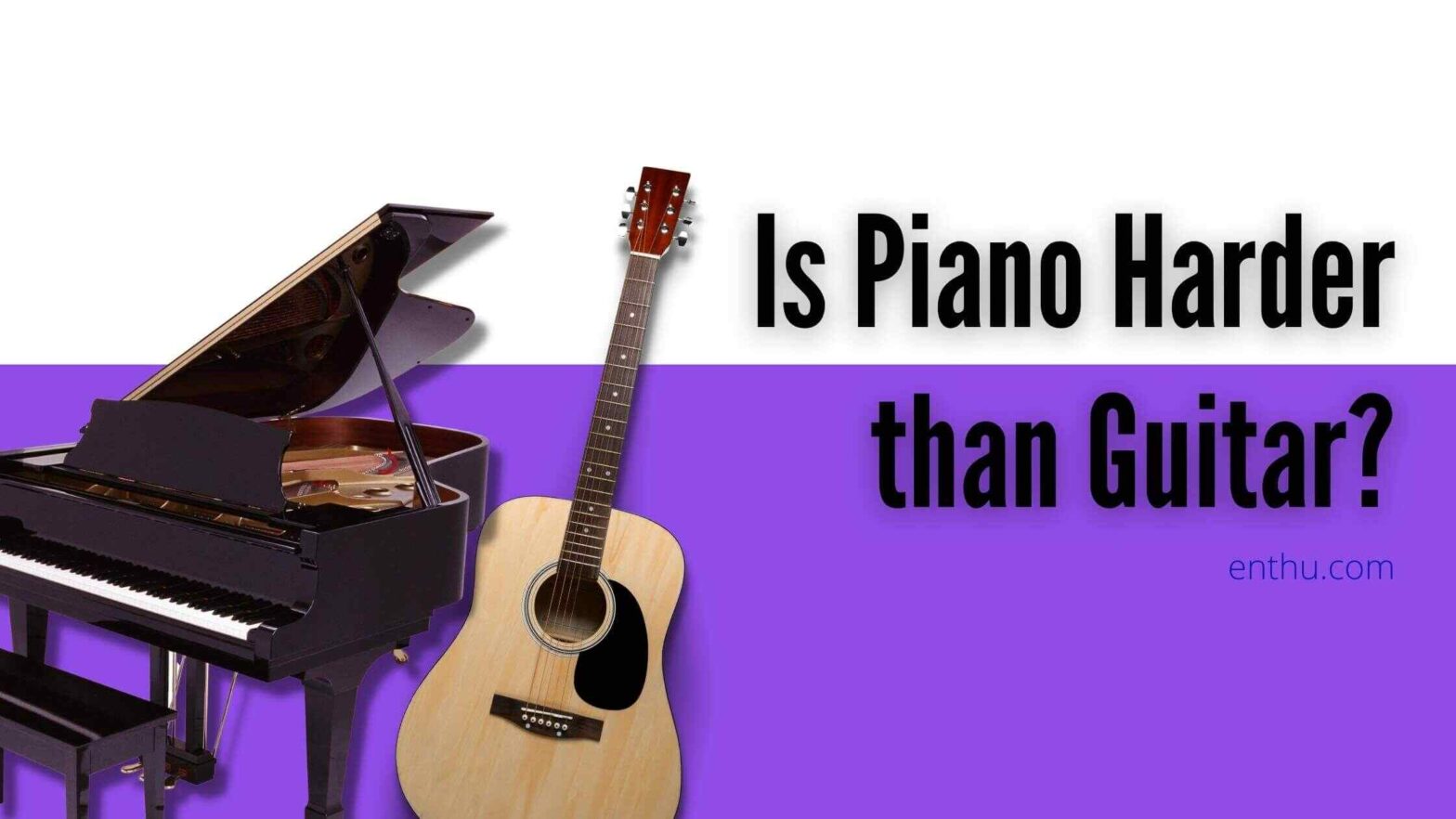 is piano harder than guitar