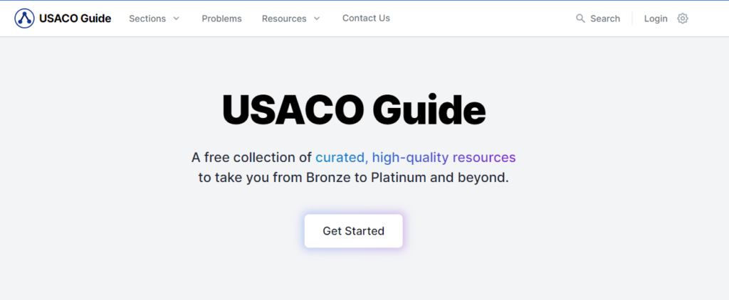 usaco guide website