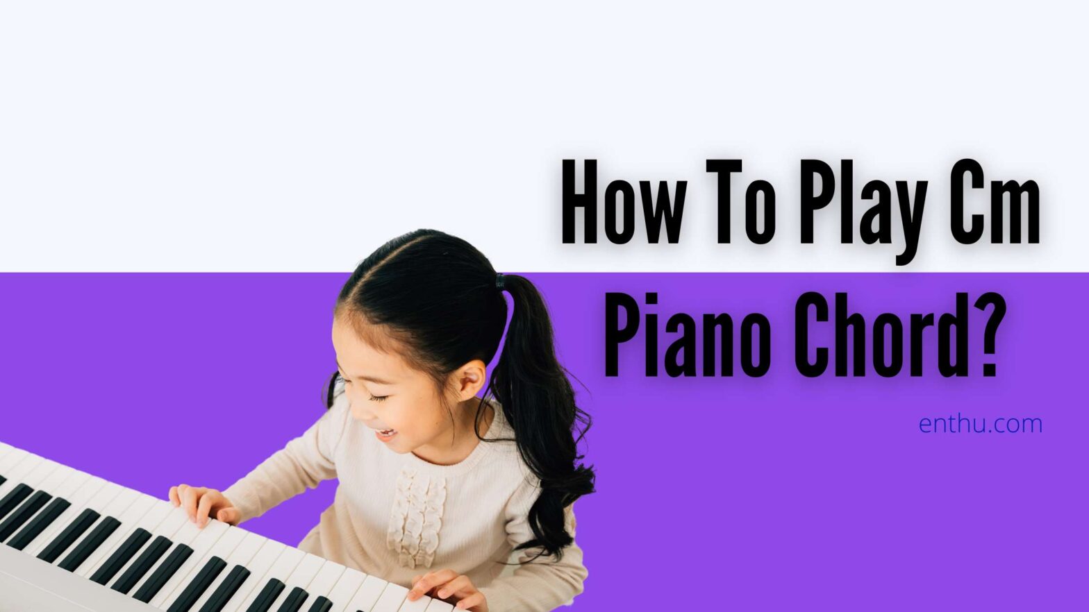 cm piano chord