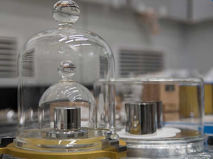 These platinum-iridium cylinders are kilogram masses, which are used to help to ensure fair and accurate trade. (Credit: NIST)