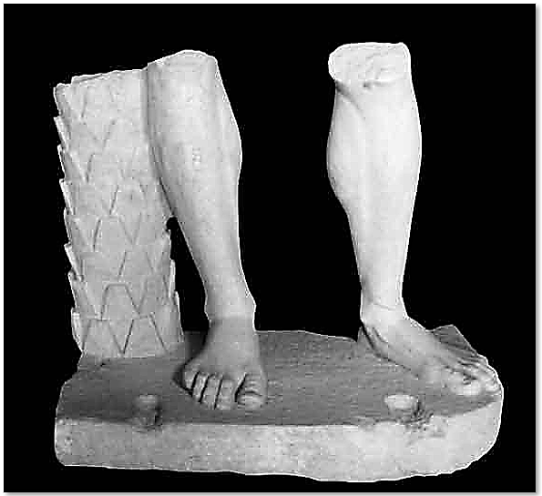 The ancient Egyptians used their own foot size as a unit. (Credit: Wiki)