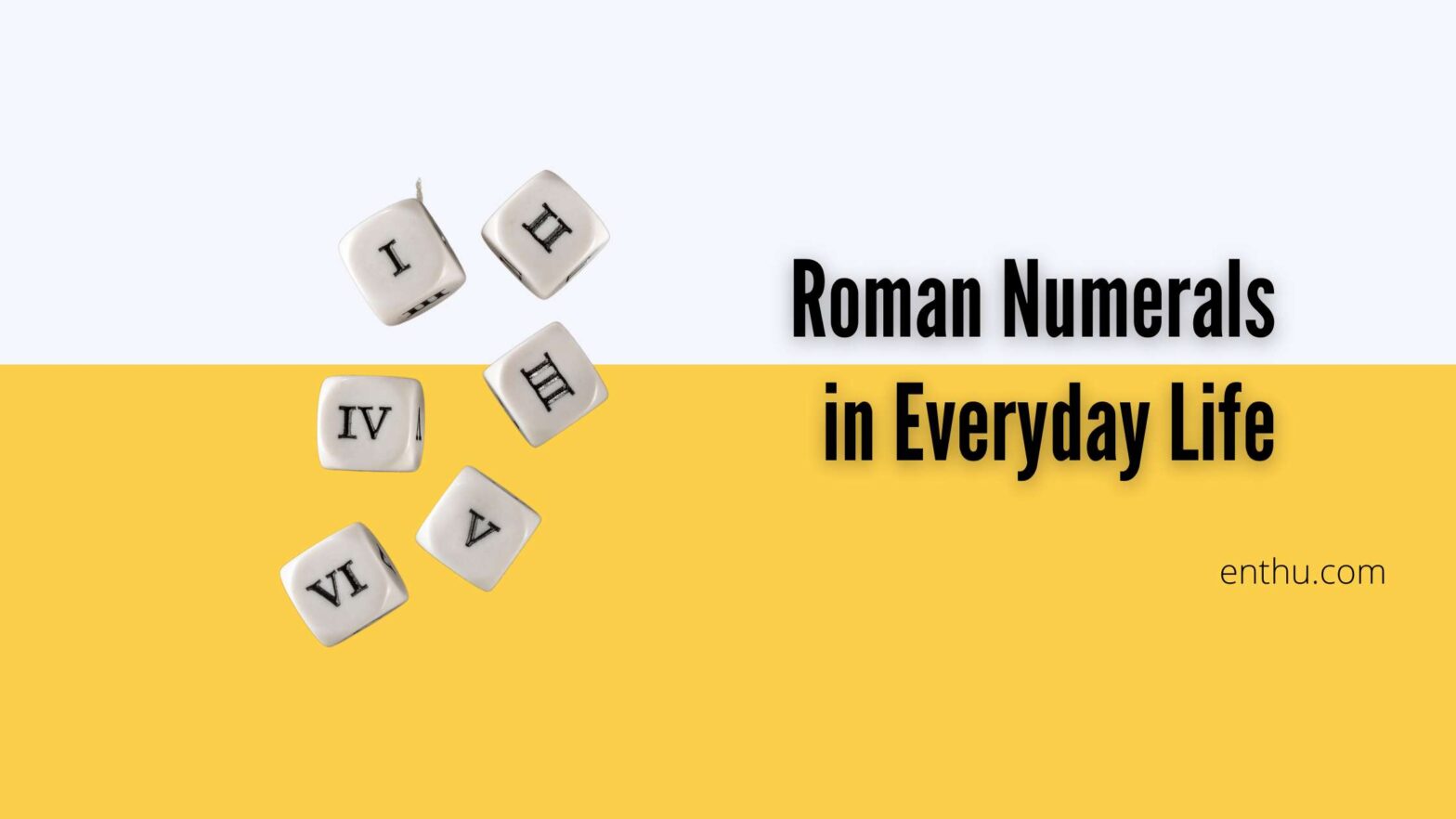 Roman Letters for Numbers